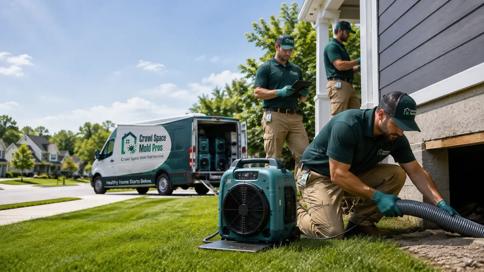Crawl Space Mold Removal in East Andover, NH